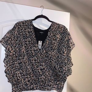 Express V Neck Top